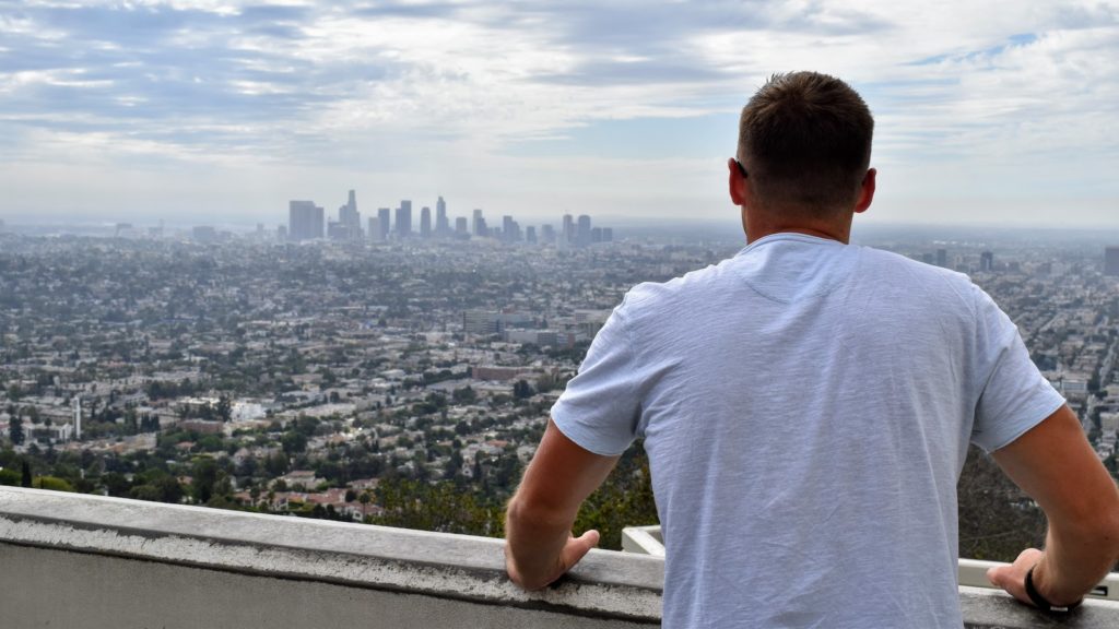 Panorama Los Angeles widziana z obserwatorium Griffith