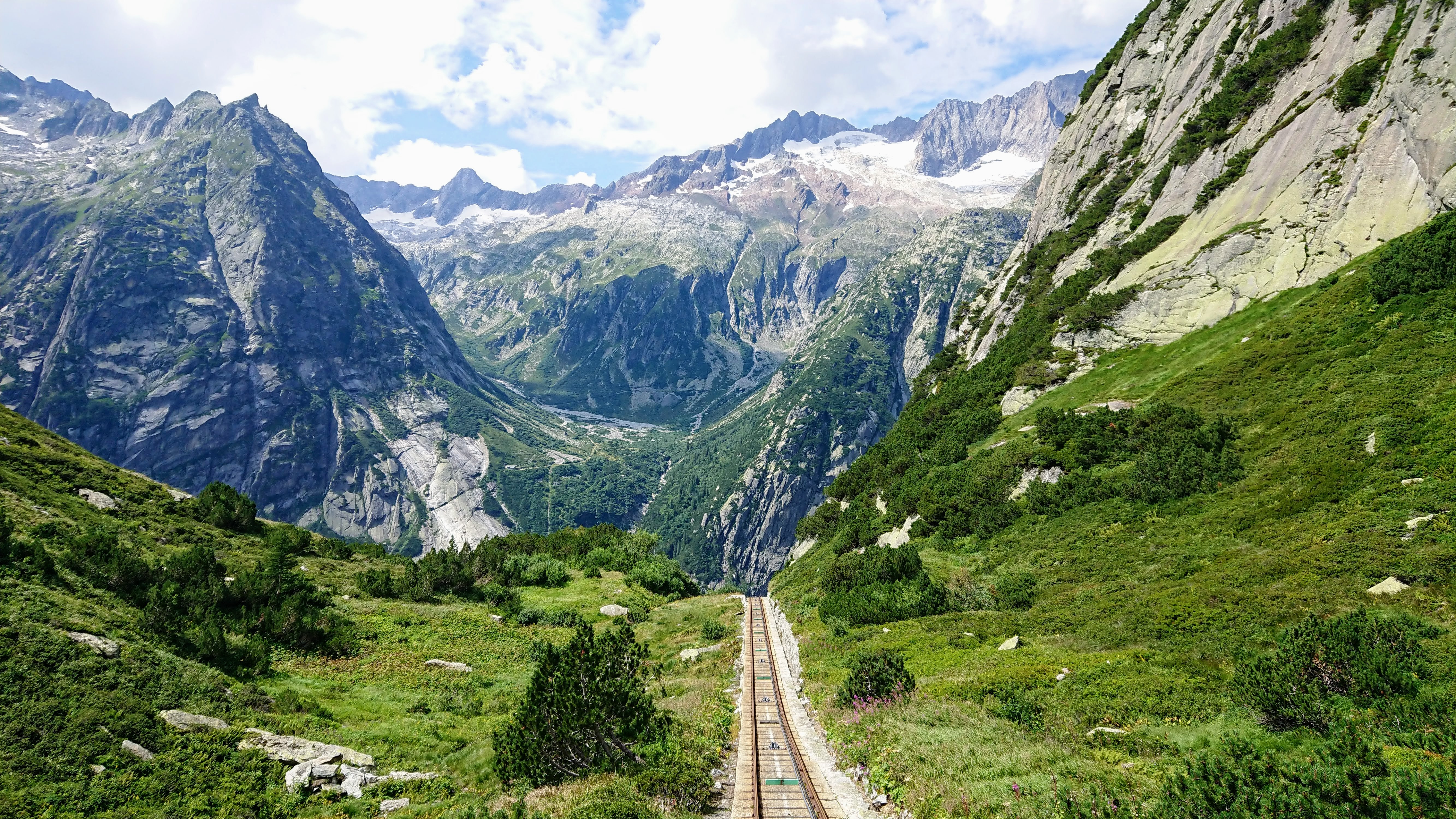 Gelmerbahn Szwajcaria Prawdziwa Kolejka Gorska