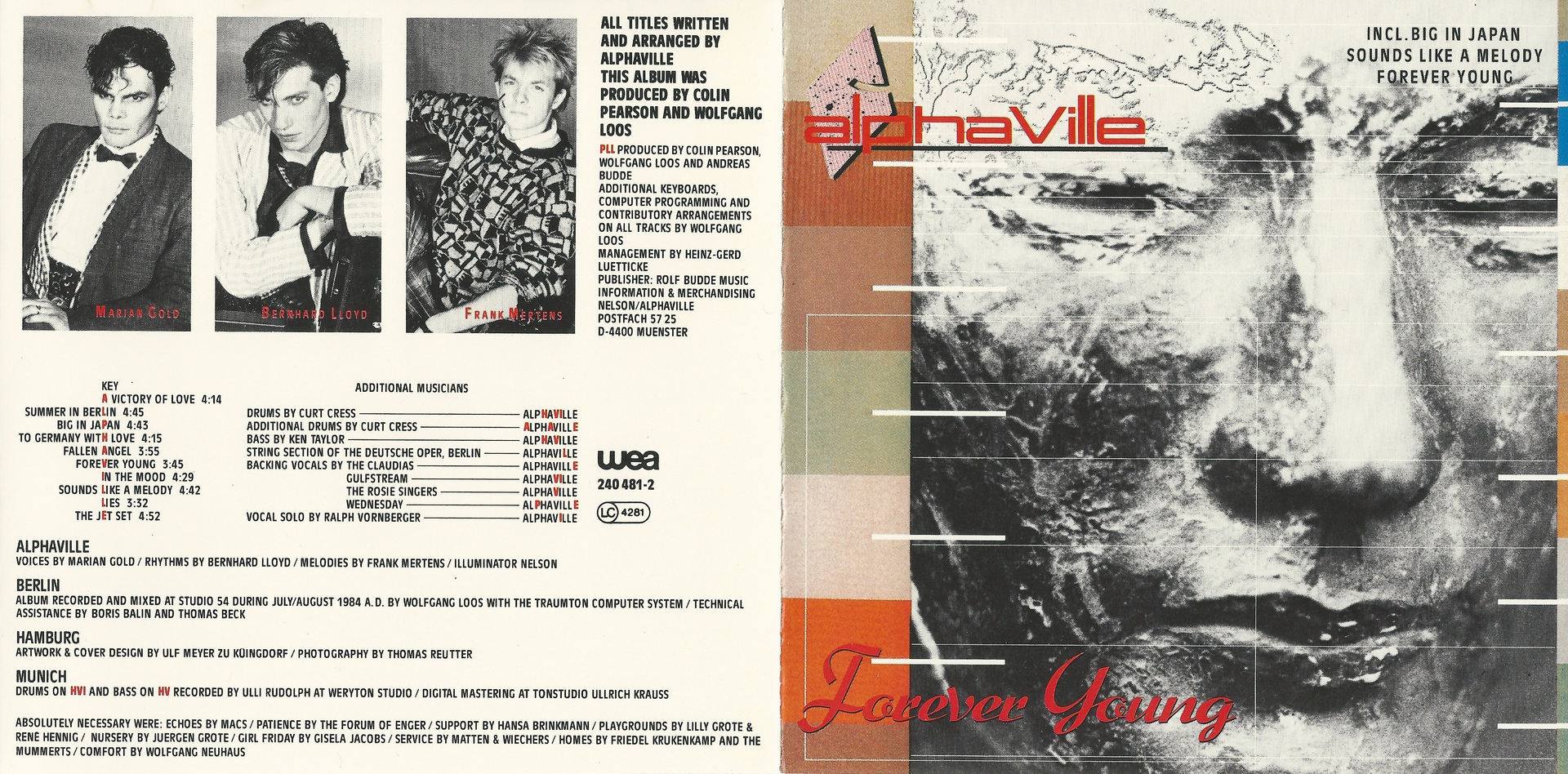 Alphaville okładka albumu cd Forever Young 