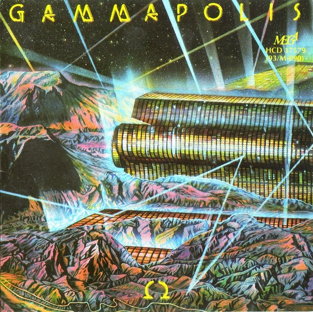 Okładka albumu Gammapolis zespołu Omega