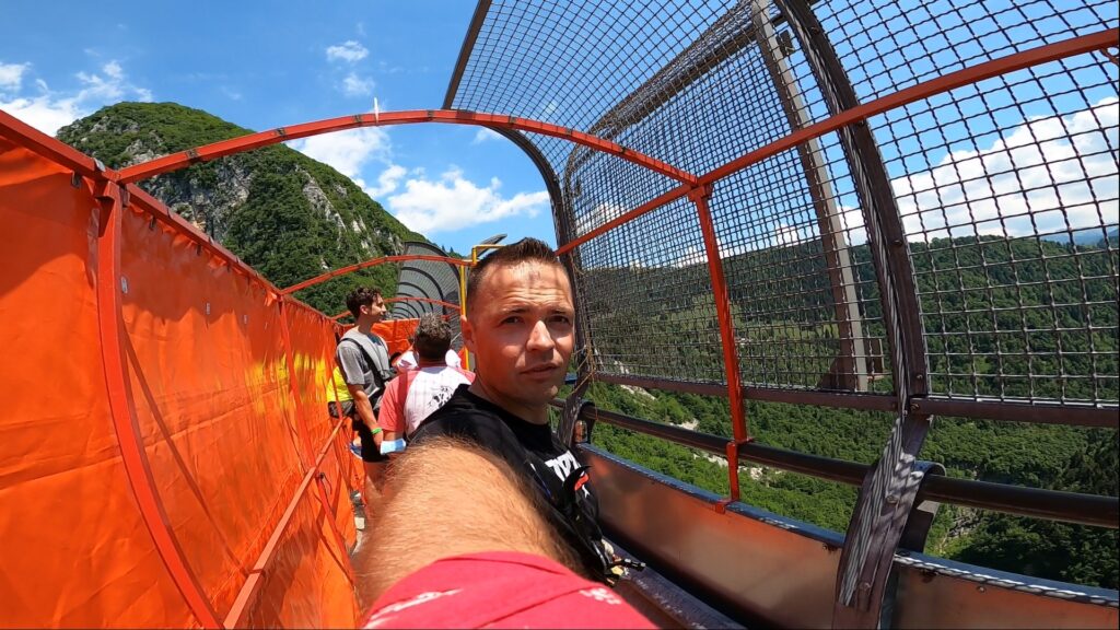 Bungee we Włoszech Ponte di Asiago in Valgadena