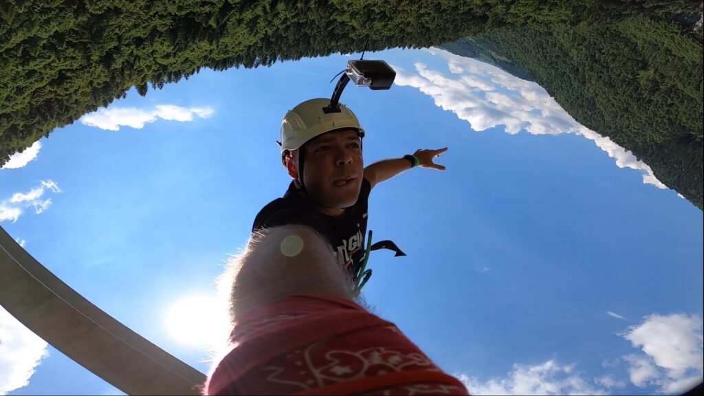 Bungee we Włoszech Ponte di Asiago in Valgadena