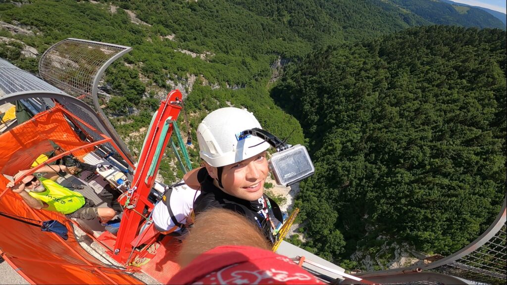 Bungee we Włoszech Ponte di Asiago in Valgadena