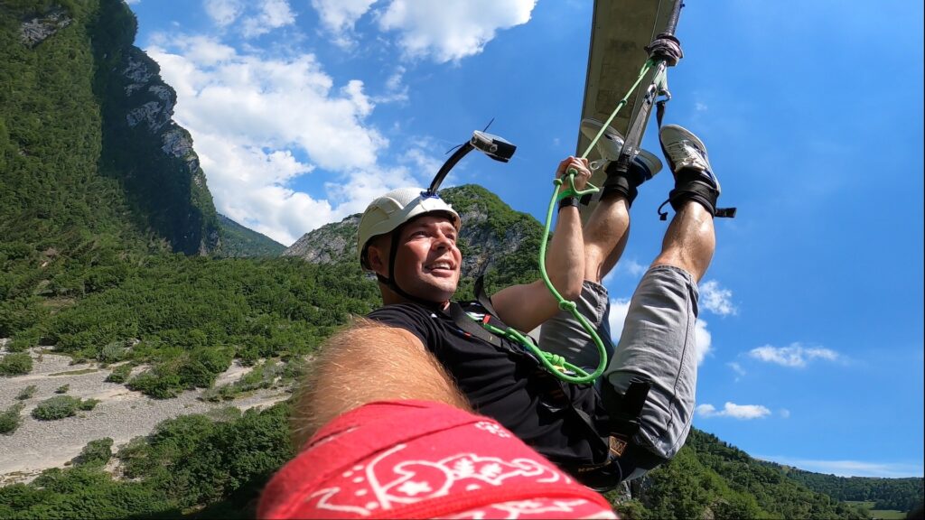Bungee we Włoszech Ponte di Asiago in Valgadena