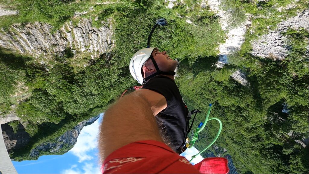 Bungee we Włoszech Ponte di Asiago in Valgadena