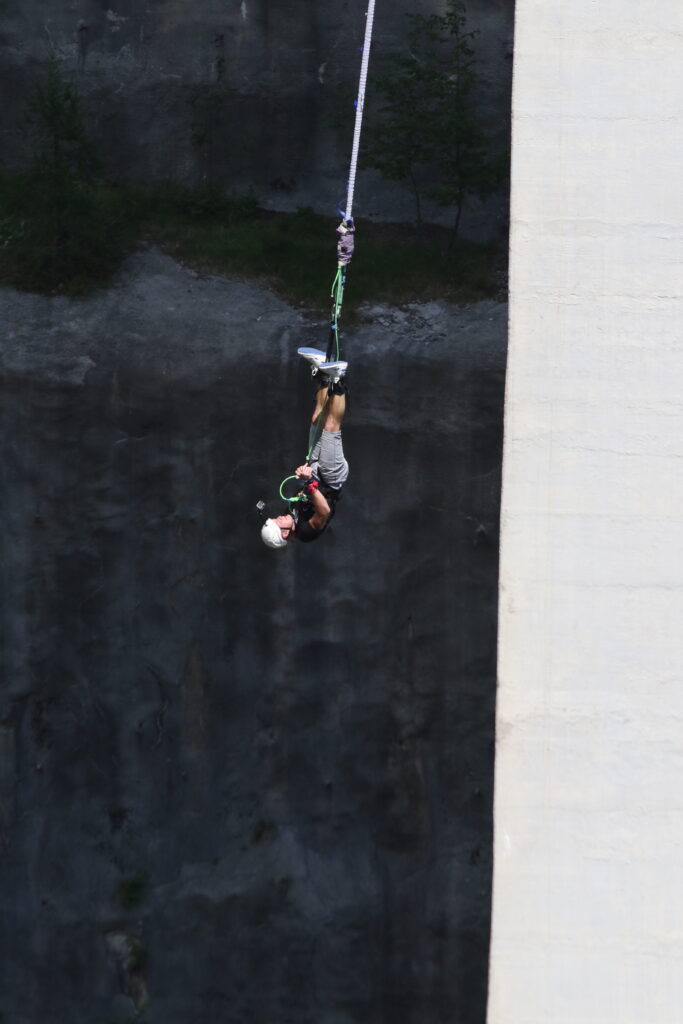 Bungee we Włoszech Ponte di Asiago in Valgadena