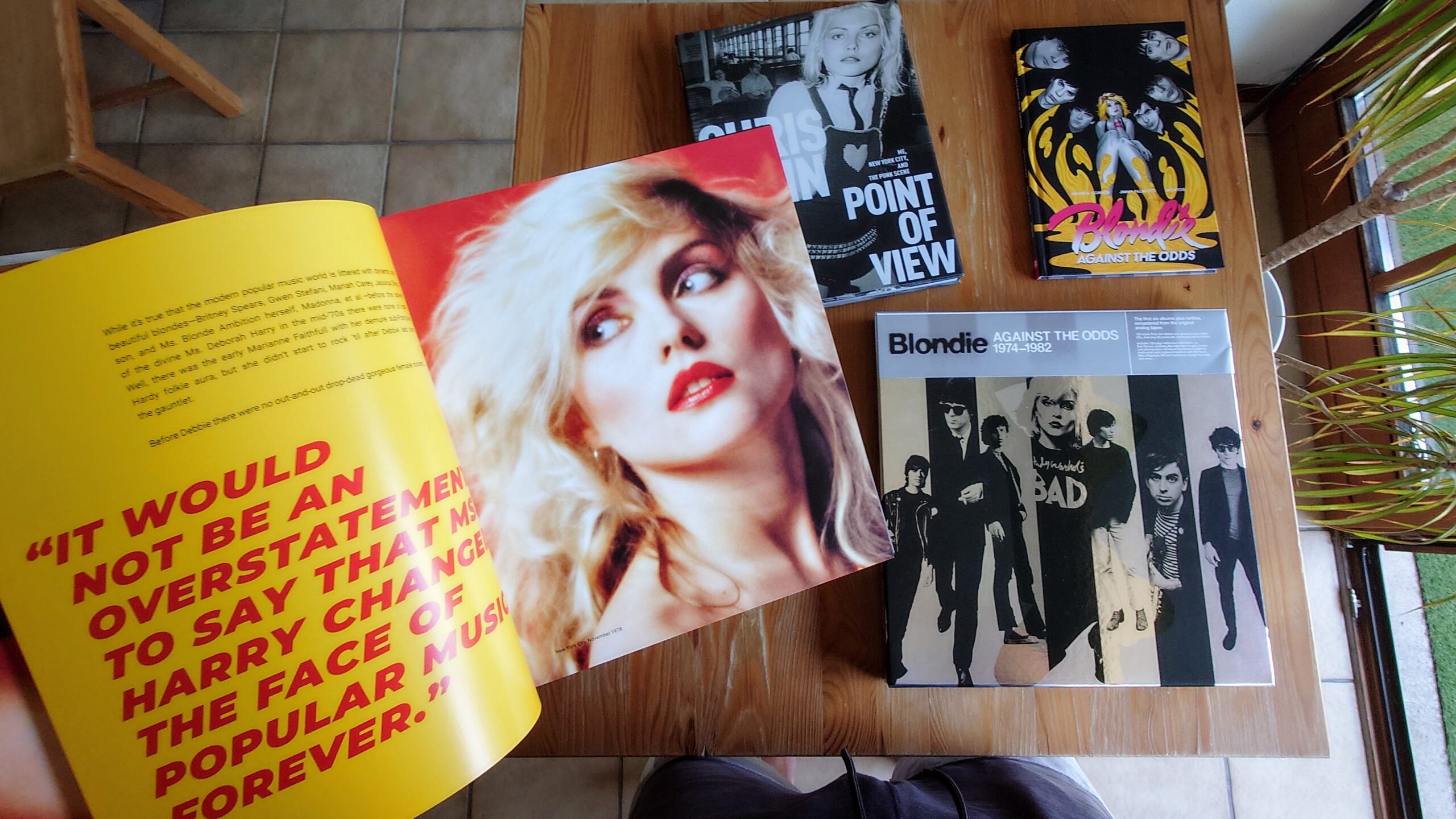 Książki i foto albumy o zespole Blondie i Debbie Harry. Must have dla fanów!